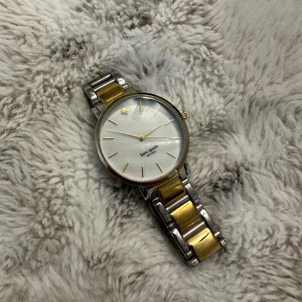 Kate spade gold silver watch